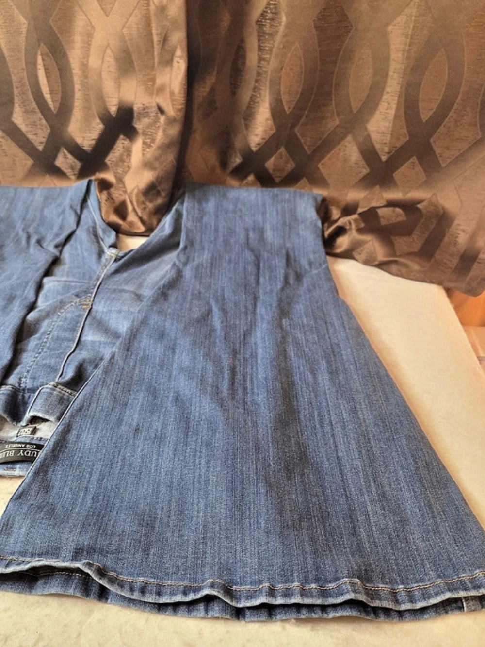 Judy Blue Pull On Super Flare Jeans Waist 15/32 - Picture 15 of 15